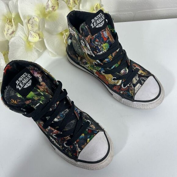 Converse Little Kids Justice League Super Hero Sneakers size 13 - Picture 2 of 11